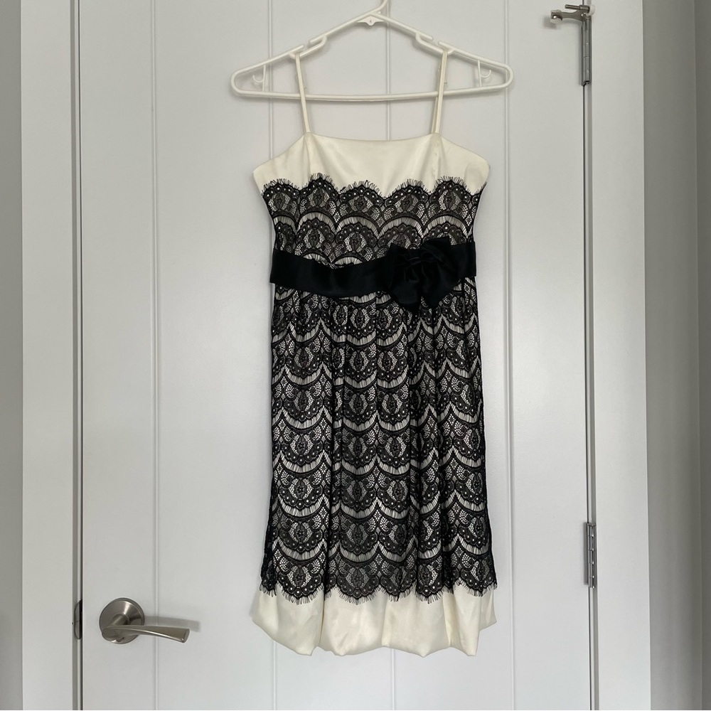 Unique prom dress with bubble hem